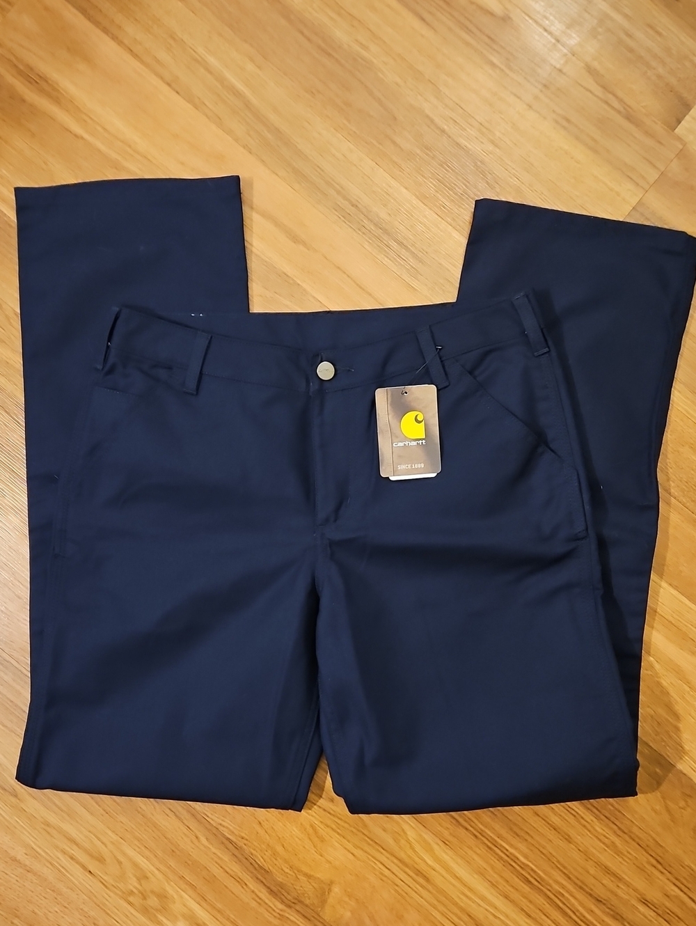 NWT Carhartt Navy Pants Size 10
